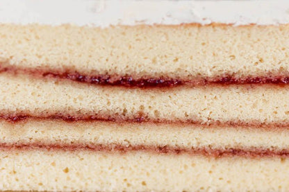 9" Vanilla Cake with Strawberry Jam (serves 12 - 14) - Burnt Honey Bakery - Burnt Honey Bakery