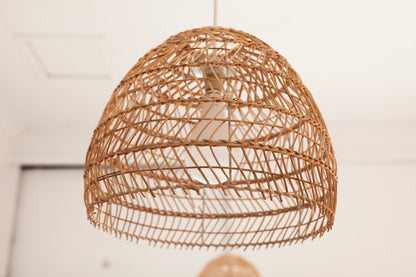 Rattan Pendant Light Shades - Burnt Honey Bakery - Burnt Honey Bakery