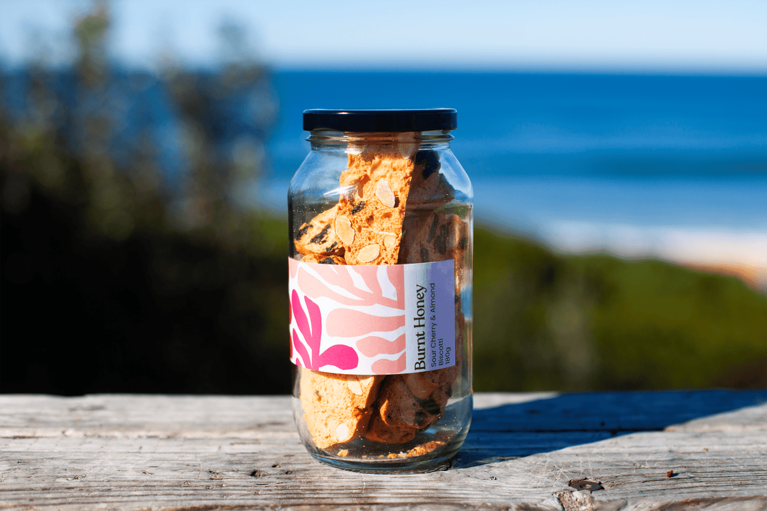 Sour Cherry and Almond Biscotti - Burnt Honey Bakery - Burnt Honey Bakery