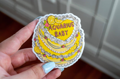 Zodiac Cake Stickers - Art By Elowyn - Burnt Honey Bakery